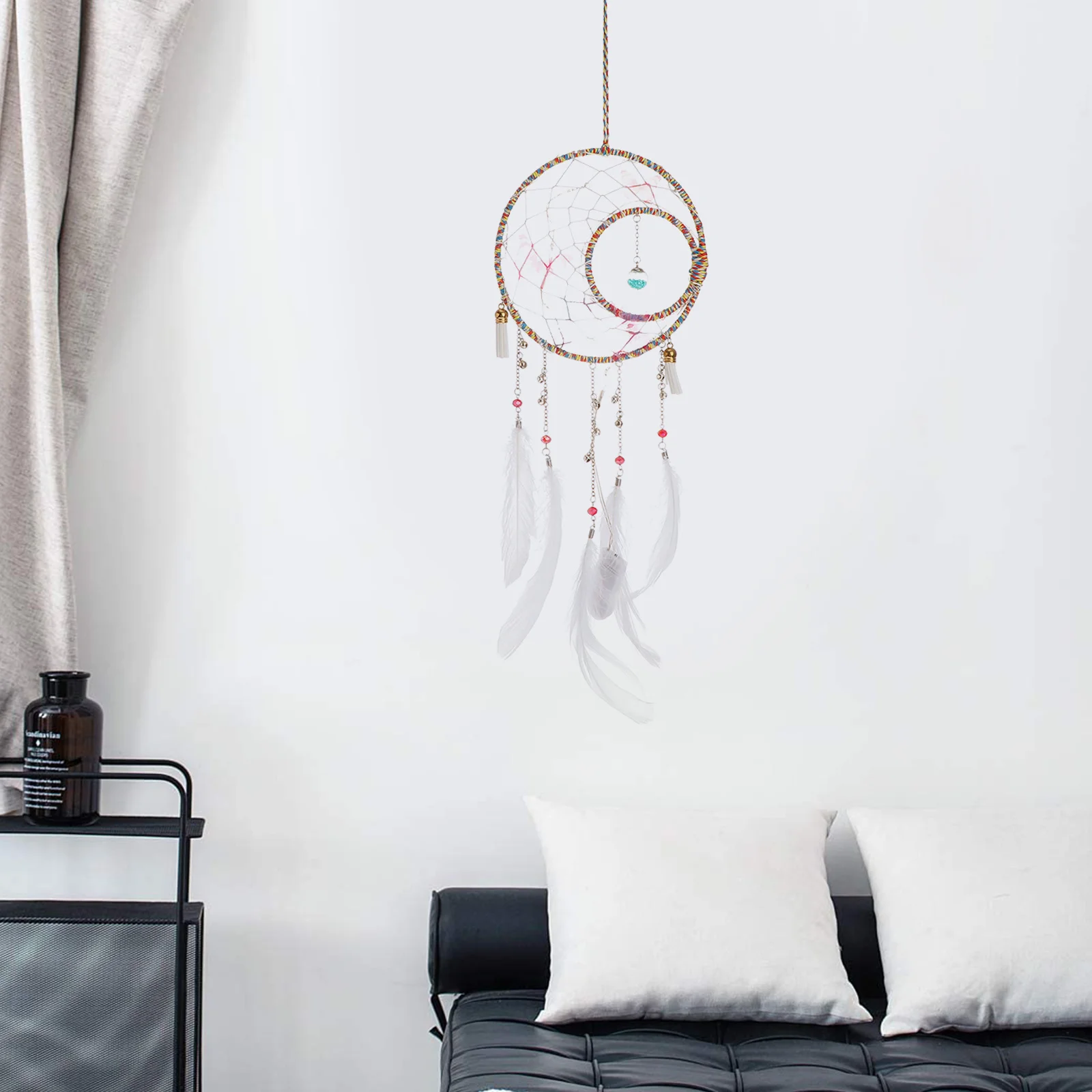 Dream Catcher Hanging Pendant White Butterfly Decor For Bedroom Home Garden Porch Patio Wind Chime Decoration
Dream Catcher Hanging Pendant White Butterfly Decor For Bedroom Home Garden Porch Patio Wind Chime Decoration