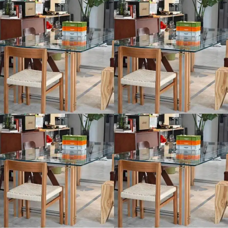 Modern simple aluminum profile desk household dining table glass acrylic material studio writing desk
Modern simple aluminum profile desk household dining table glass acrylic material studio writing desk