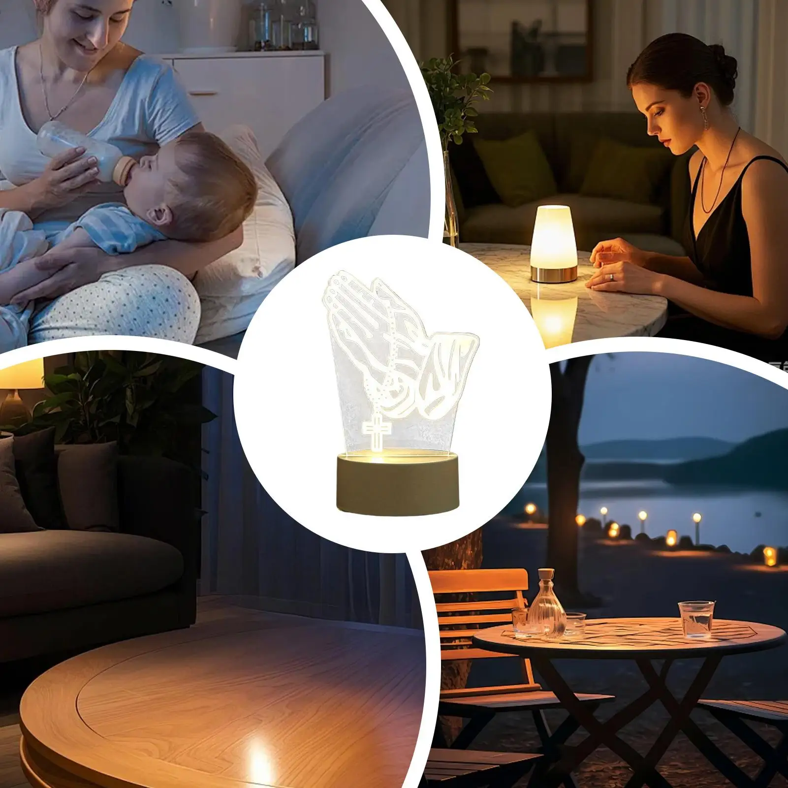 Прикроватные лампы, молитвенная ручная акриловая ночная лампа для стола, домашний стол, столешница, гостиная, Хэллоуин, Рождество, день рождения
Прикроватные лампы, молитвенная ручная акриловая ночная лампа для стола, домашний стол, столешница, гостиная, Хэллоуин, Рождество, день рождения