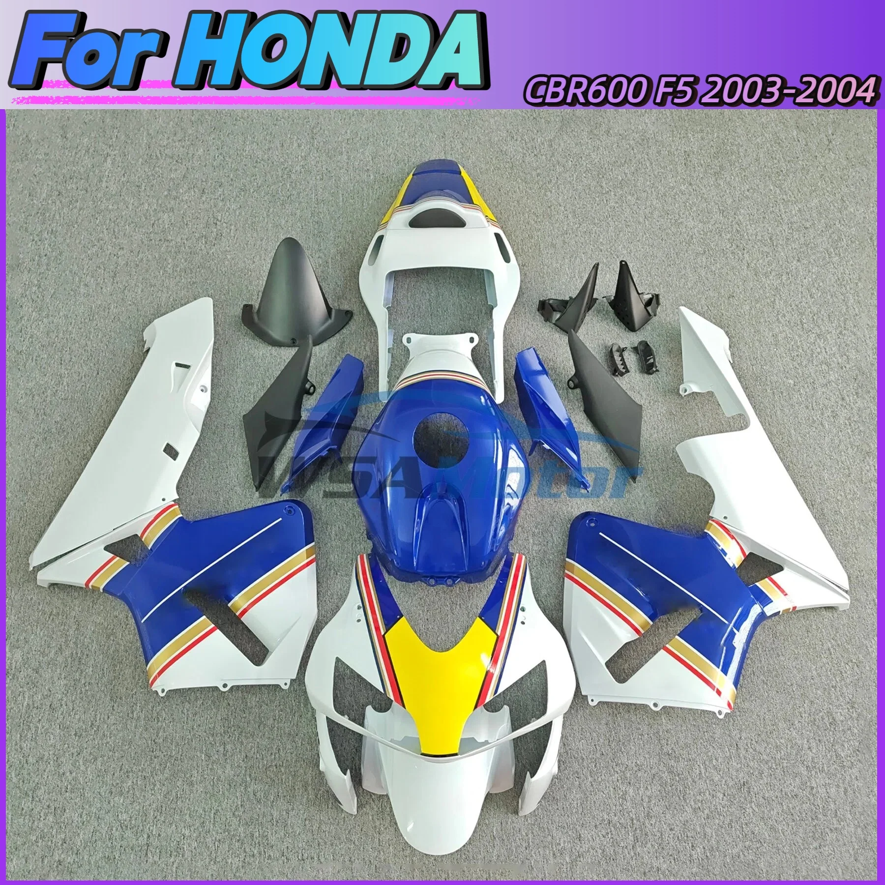 For HONDA CBR600RR CBR 600RR CBR 600 RR F5 2003 - 2004 Motorcycle Fairing Body kit ABS Injection Molding
For HONDA CBR600RR CBR 600RR CBR 600 RR F5 2003 - 2004 Motorcycle Fairing Body kit ABS Injection Molding