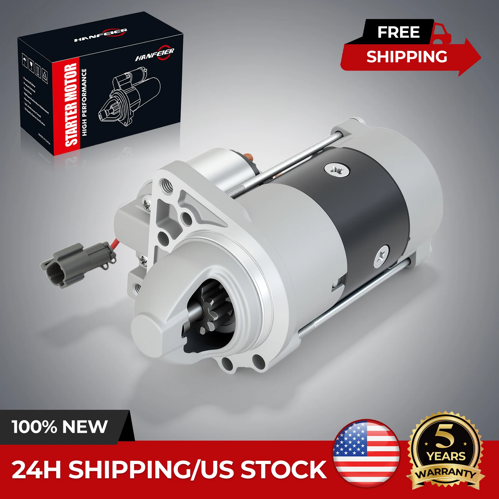 New Starter For Nissan Armada Pathfinder Titan QX56 5.6L 04-2011 23300-7S000
New Starter For Nissan Armada Pathfinder Titan QX56 5.6L 04-2011 23300-7S000