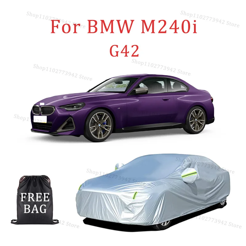 For BMW M240i G42 Car Cover Full Covers with Reflective Strip Dustproof UV Scratch-Resistant Sunscreen Protective cover
For BMW M240i G42 Car Cover Full Covers with Reflective Strip Dustproof UV Scratch-Resistant Sunscreen Protective cover