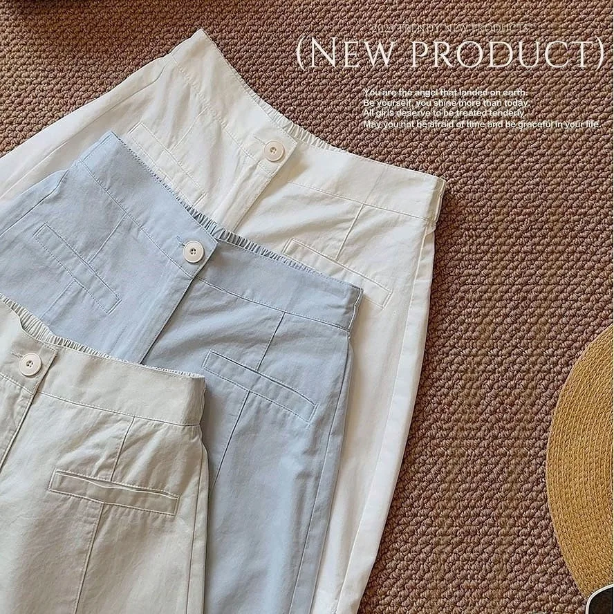Five-point Shorts 2025 New Washed Cotton Versatile Casual Temperament Slim A-shaped Wide-leg Pants Summer High-waisted Pants
Five-point Shorts 2025 New Washed Cotton Versatile Casual Temperament Slim A-shaped Wide-leg Pants Summer High-waisted Pants