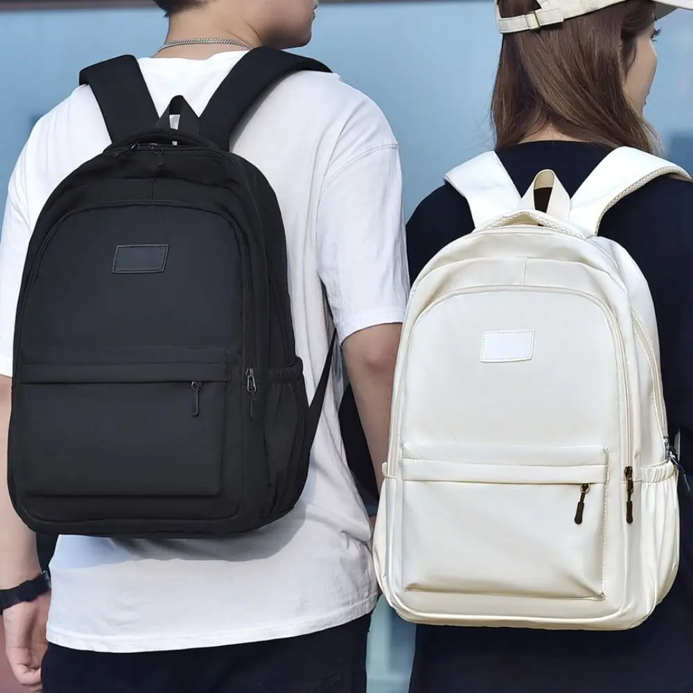 Fashion Solid Color Book Backpack Large Capacity Waterproof School Bag Wear-resistant Laptop Backpack Unisex
Fashion Solid Color Book Backpack Large Capacity Waterproof School Bag Wear-resistant Laptop Backpack Unisex