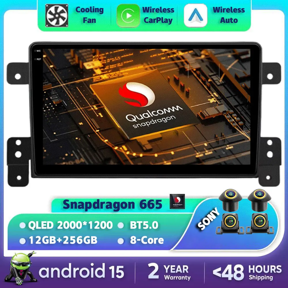 Android 15 Car Radio For Suzuki Grand Vitara 3 2005 - 2010 2011 - 2015 Car Radio Multimedia Player GPS NAVI Carplay Auto WIFI 4G
Android 15 Car Radio For Suzuki Grand Vitara 3 2005 - 2010 2011 - 2015 Car Radio Multimedia Player GPS NAVI Carplay Auto WIFI 4G
