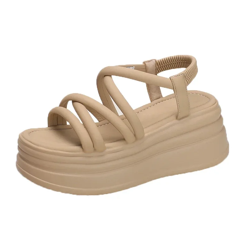 2025Fashion Cross Strap Wedge Heel Sandals Woman Summer Chunky Platform Slingbacks Women Slippers Thick Bottom Slides Flip Flops
2025Fashion Cross Strap Wedge Heel Sandals Woman Summer Chunky Platform Slingbacks Women Slippers Thick Bottom Slides Flip Flops
