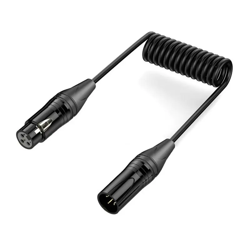 A23F-XLR Cable XLR 3-Pin Male To Female Mic Cable Audio Adapter Cord For Microphone Mixer Speaker Amplifier
A23F-XLR Cable XLR 3-Pin Male To Female Mic Cable Audio Adapter Cord For Microphone Mixer Speaker Amplifier