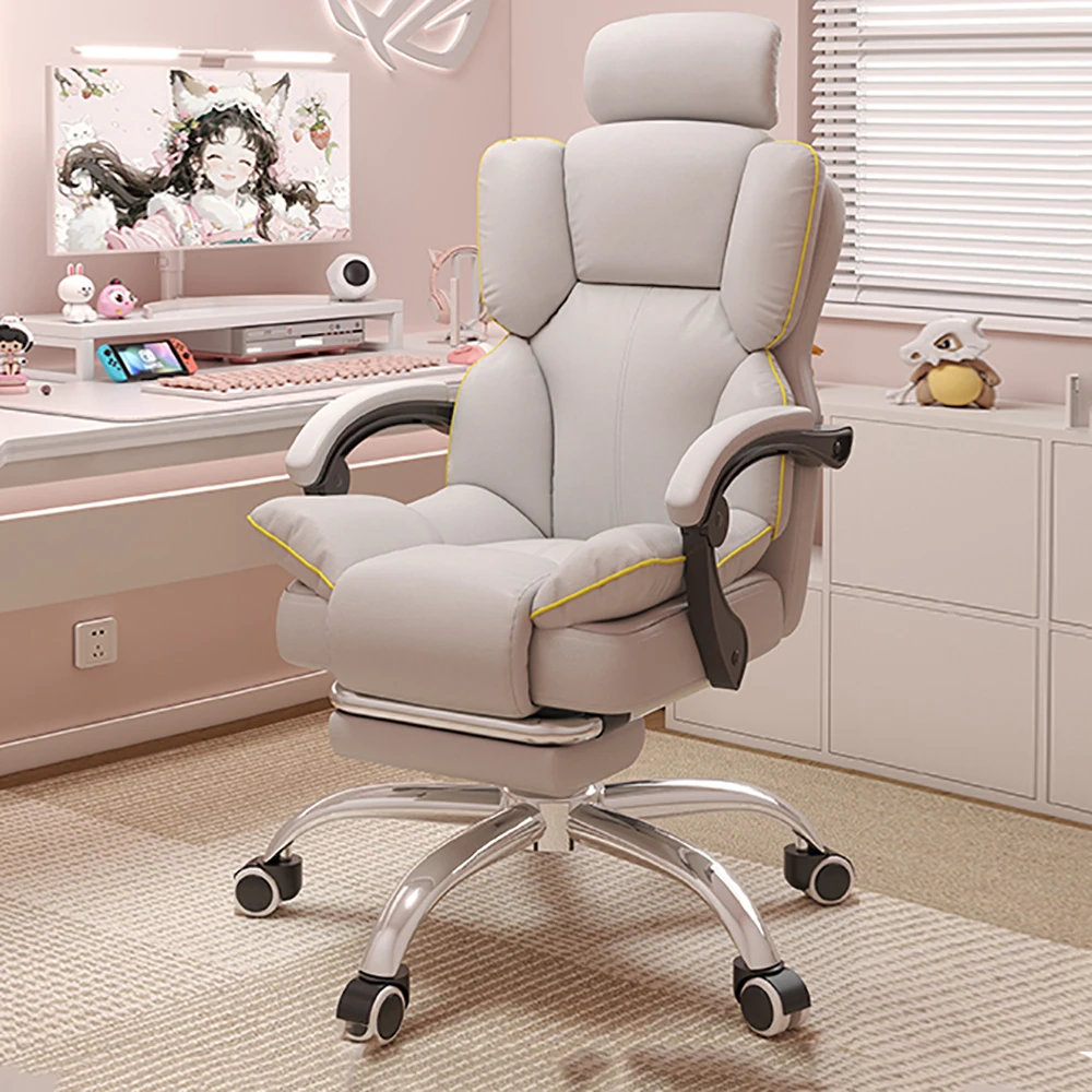 Neck Pillow Office Chair Decoration Comfortable Modern Gaming Chair Luxury Chaise De Bureau Ergonomique Bedroom Furniture
Neck Pillow Office Chair Decoration Comfortable Modern Gaming Chair Luxury Chaise De Bureau Ergonomique Bedroom Furniture