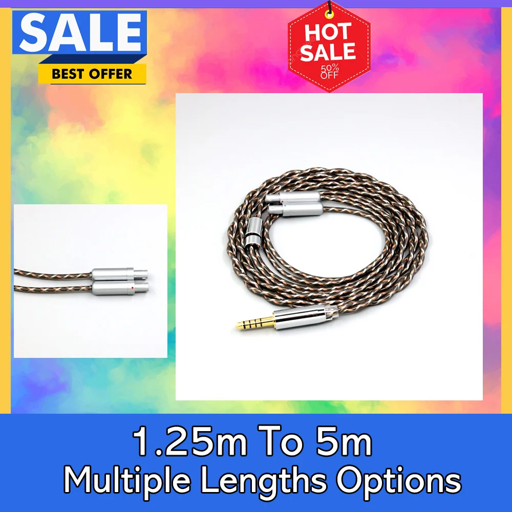 TypeX 25AWG Litz Shielding 7n OCC Earphone Cable For Dharma D1000 Sennheiser HD800 HD800s HD820s HD820 Headphone LN008887
TypeX 25AWG Litz Shielding 7n OCC Earphone Cable For Dharma D1000 Sennheiser HD800 HD800s HD820s HD820 Headphone LN008887