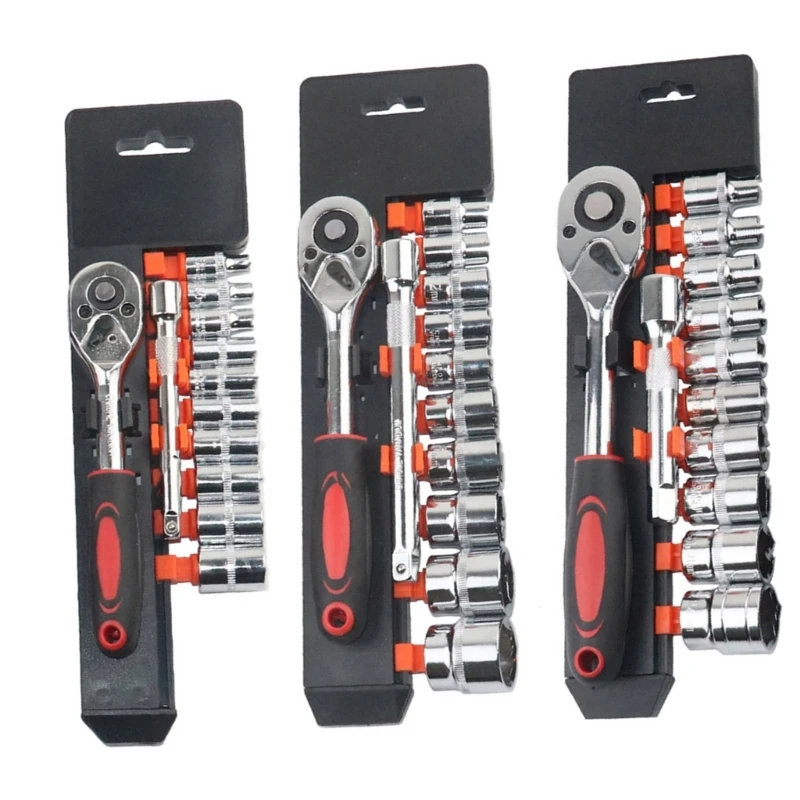 12Pcs Auto Repair Tools Wrench Socket Set Including Wrench Socket Extended Rod Motorcycle Repairing Tool Mechanic Tools
12Pcs Auto Repair Tools Wrench Socket Set Including Wrench Socket Extended Rod Motorcycle Repairing Tool Mechanic Tools