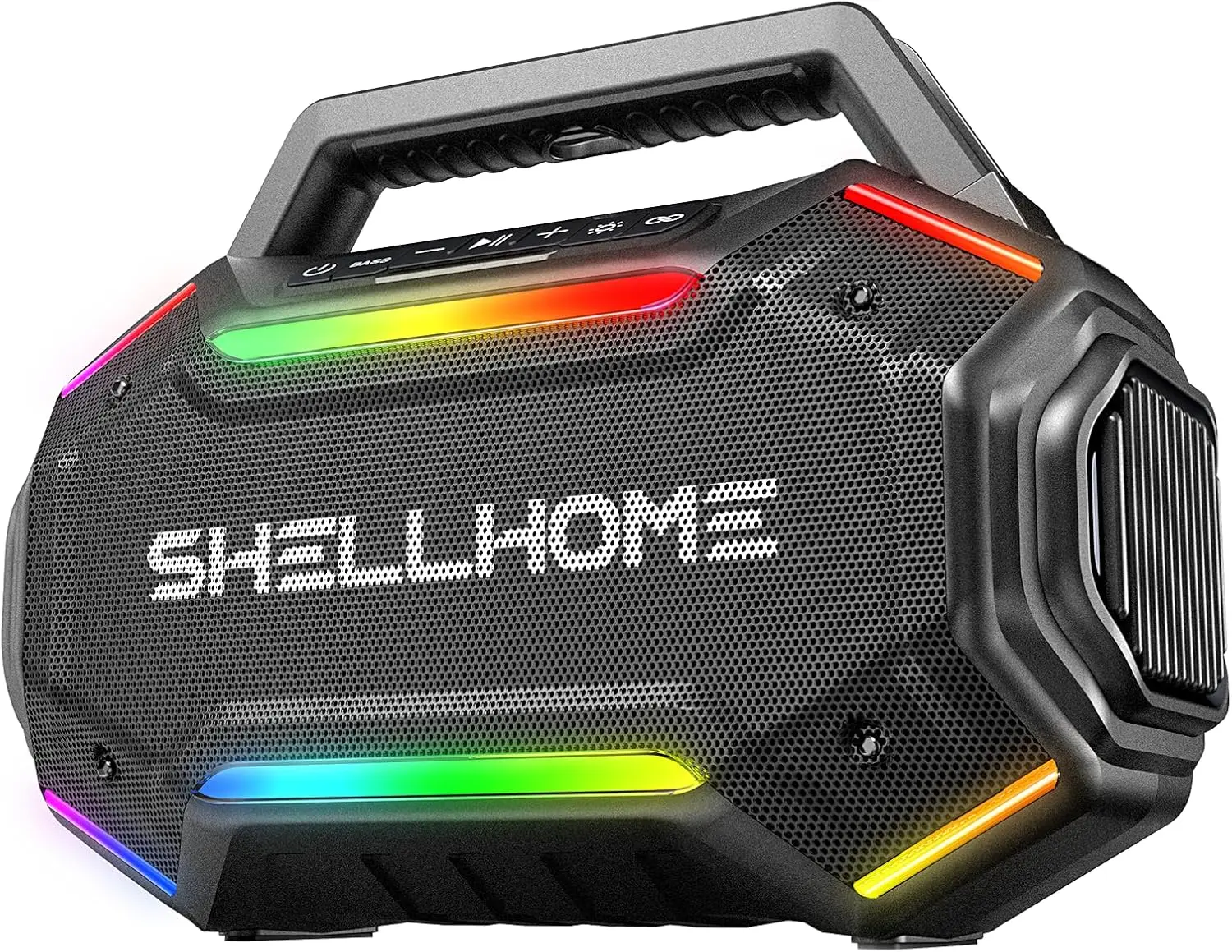 Bluetooth 6.0 Outdoor Speaker, 80W Peak Loud with Bass, 30H Playtime, IPX6 Waterproof, RGB Lights, TWS Portable for Party Garage
Bluetooth 6.0 Outdoor Speaker, 80W Peak Loud with Bass, 30H Playtime, IPX6 Waterproof, RGB Lights, TWS Portable for Party Garage