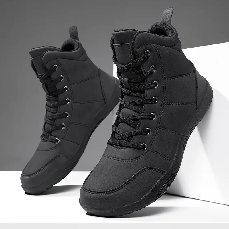 Outdoor Men Ankle Boots Minimalist Men Hiking Shoes Zero Soles Wide Toe Barefoot Boots Winter Couple Walking Sneakers
Outdoor Men Ankle Boots Minimalist Men Hiking Shoes Zero Soles Wide Toe Barefoot Boots Winter Couple Walking Sneakers