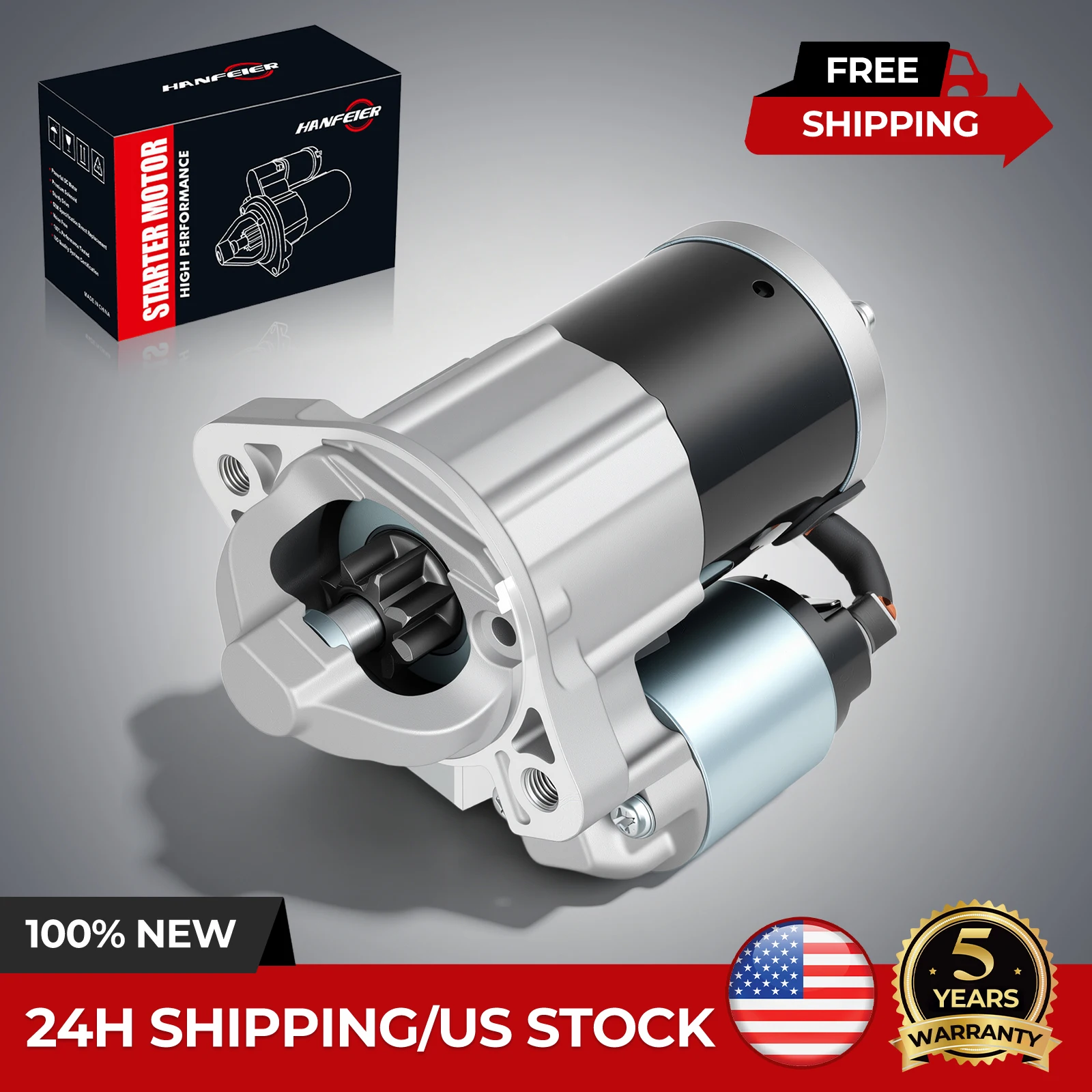 17775 Starter For 2003 2004 2005 2006 Mitsubishi Montero 3.0L 3.8L 410-48072 New
17775 Starter For 2003 2004 2005 2006 Mitsubishi Montero 3.0L 3.8L 410-48072 New