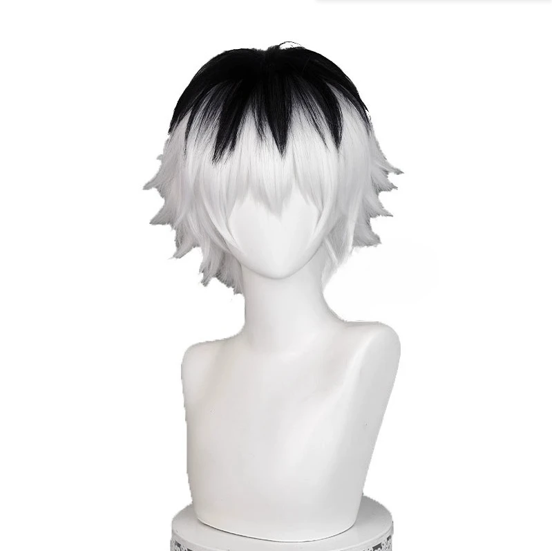 Anime Sasaki Haise Cosplay Wig 30cm Short Silver White Black Man Hair Heat Resistant Synthetic Wigs Halloween Party
Anime Sasaki Haise Cosplay Wig 30cm Short Silver White Black Man Hair Heat Resistant Synthetic Wigs Halloween Party