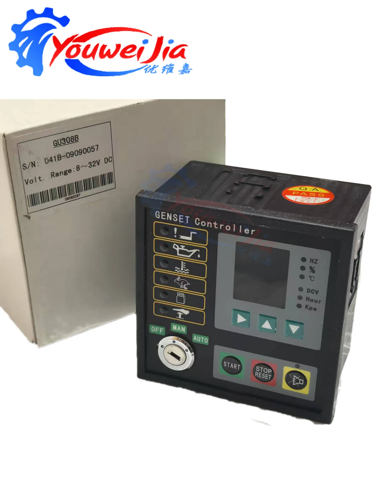Оригинальный контроллер для генератора GU308B, запасная часть для вашего оборудования
Оригинальный контроллер для генератора GU308B, запасная часть для вашего оборудования