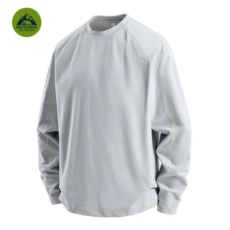 FACTCHECK High Quality EU US Size Men Outdoor Crew Neck Long Sleeve T-Shirt, Color Block, Moisture Wicking Quick Dry Base Layer
FACTCHECK High Quality EU US Size Men Outdoor Crew Neck Long Sleeve T-Shirt, Color Block, Moisture Wicking Quick Dry Base Layer