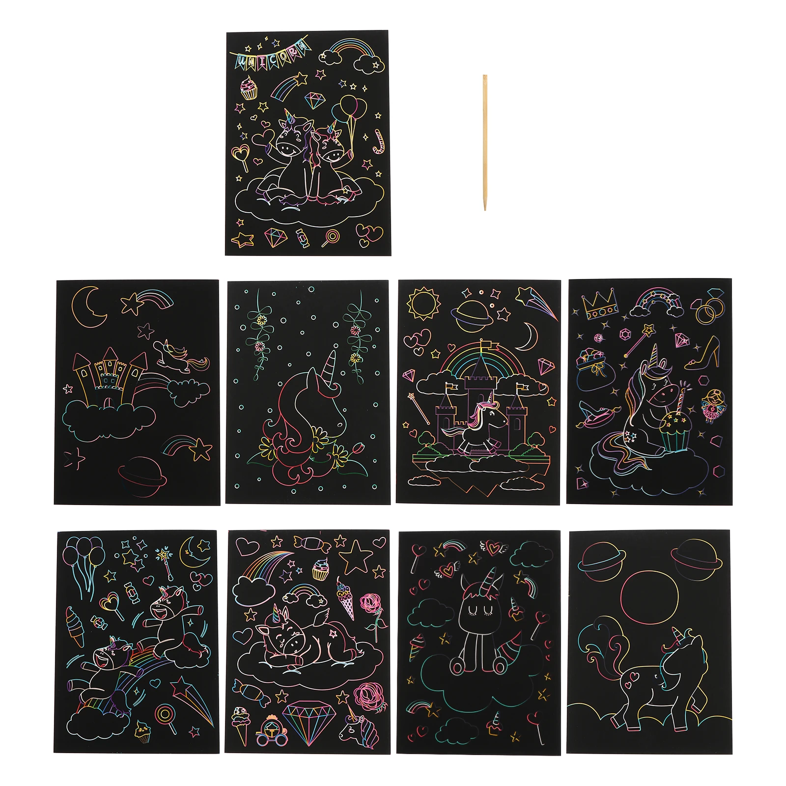 Unicorn Scratch Kids Drawing Kit Craft Activities Scratching Painting For Kids Paper Child Safe Premium Material Creative
Unicorn Scratch Kids Drawing Kit Craft Activities Scratching Painting For Kids Paper Child Safe Premium Material Creative