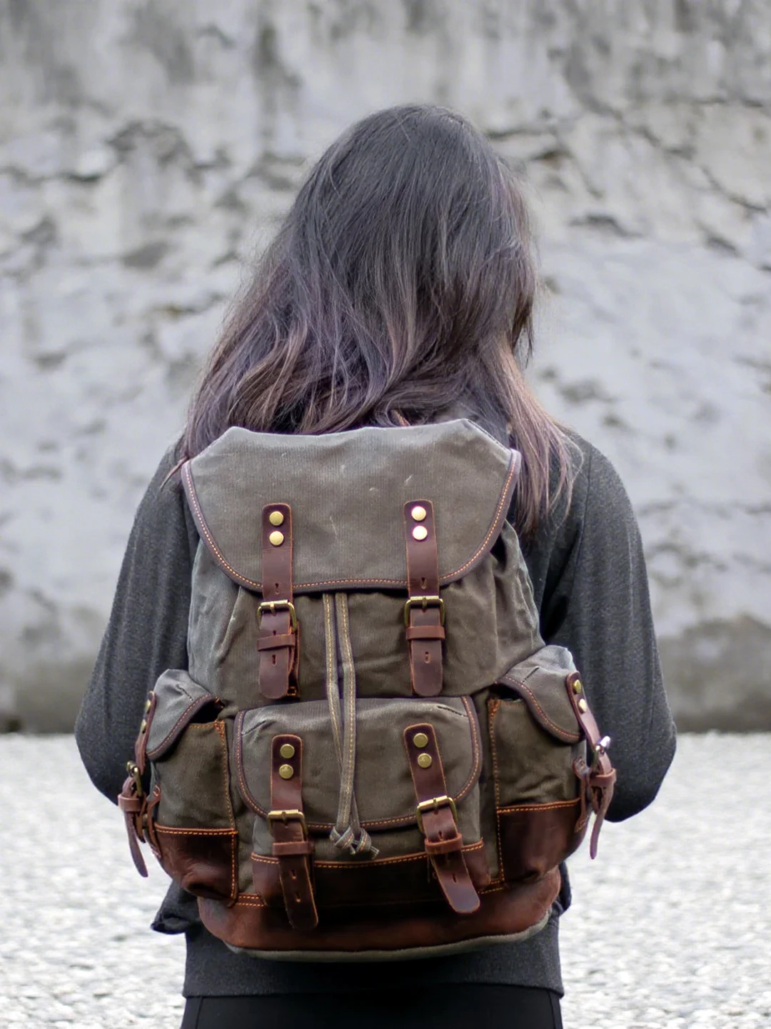 Retro War Two Canvas Backpack Casual Double Shoulder Mountain Climbing Motorcycle Travel Bag Pepper And Salt Computer Bag
Retro War Two Canvas Backpack Casual Double Shoulder Mountain Climbing Motorcycle Travel Bag Pepper And Salt Computer Bag