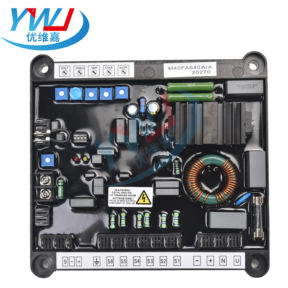 Генератор Marelli M40FA640A AVR, совместимый с оригинальным стабилизатором напряжения, трехфазный синхронный генератор переменного тока, запасная часть
Генератор Marelli M40FA640A AVR, совместимый с оригинальным стабилизатором напряжения, трехфазный синхронный генератор переменного тока, запасная часть