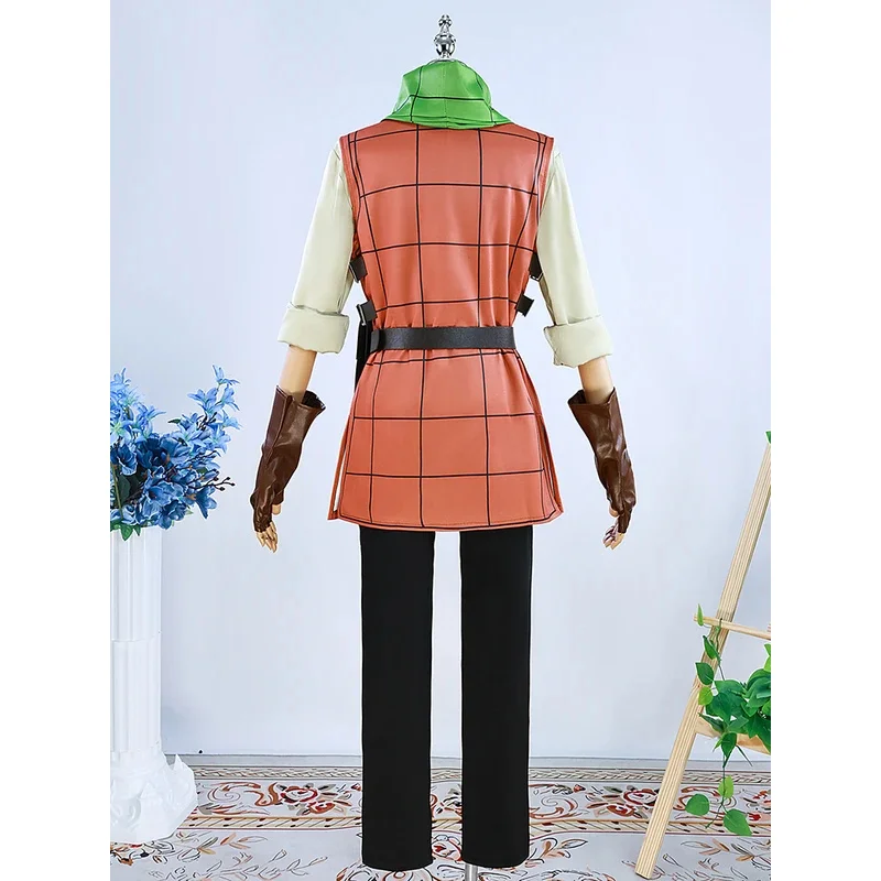 Аниме Delicious Dungeons Meshi Косплей Chilchuck Tims Костюм Жилет Рубашка Брюки Пояс Шарф Чехол Перчатки Каштановые волосы Wik;3,c'5.b;8'
Аниме Delicious Dungeons Meshi Косплей Chilchuck Tims Костюм Жилет Рубашка Брюки Пояс Шарф Чехол Перчатки Каштановые волосы Wik;3,c'5.b;8'