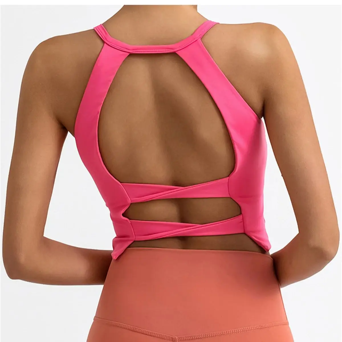 Solid Color Fitness Women Sport Bra Gym Yoga bra Athletic Tight Top Workout Train With Chest Pad High quality shockproof
Solid Color Fitness Women Sport Bra Gym Yoga bra Athletic Tight Top Workout Train With Chest Pad High quality shockproof