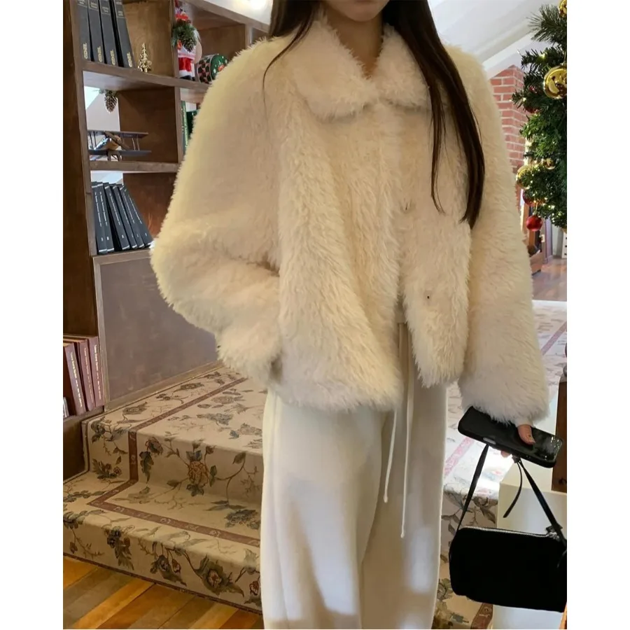 Eco-Friendly Plu ort Fur Coat Women's Sli Versatile Cact Size Winter Outerwear Gentle Sle No Brand Registered
Eco-Friendly Plu ort Fur Coat Women's Sli Versatile Cact Size Winter Outerwear Gentle Sle No Brand Registered