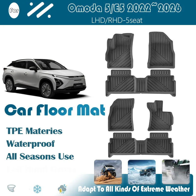 Car Floor Mats For Chery Omoda 5 E5/C5 EV Chery FX O5 Chery FX E5 2022-2027 Anti-dirty Foot Pads Left Right Hand Driver Covers
Car Floor Mats For Chery Omoda 5 E5/C5 EV Chery FX O5 Chery FX E5 2022-2027 Anti-dirty Foot Pads Left Right Hand Driver Covers