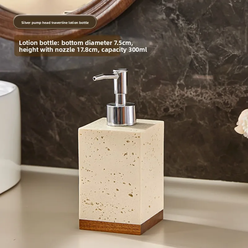 Creative Tufa Press-type Soap Dispenser Hotel Shampoo Refill Bottle Modern Portable 300ml Lotion Bottle Bathroom Accessories
Creative Tufa Press-type Soap Dispenser Hotel Shampoo Refill Bottle Modern Portable 300ml Lotion Bottle Bathroom Accessories