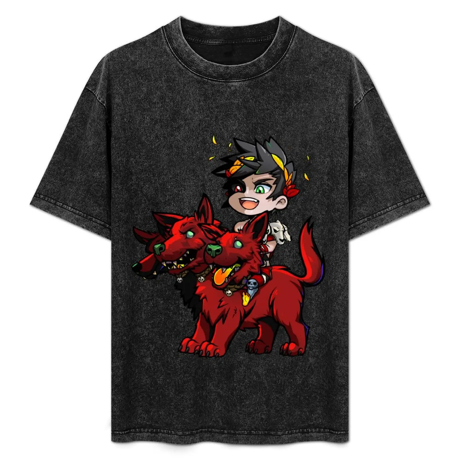 Hades - Zagreus and Cerberus T-Shirt Basic Solid Color Short Sleeve Cotton Top
Hades - Zagreus and Cerberus T-Shirt Basic Solid Color Short Sleeve Cotton Top