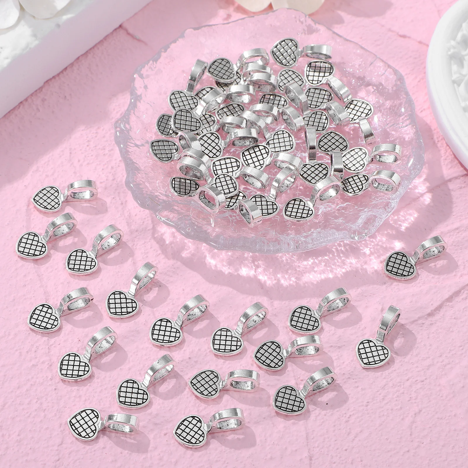 100 Pcs Charms Retro Alloy Jewelry Necklaces Jewellery Findings for Making Connector Chain
100 Pcs Charms Retro Alloy Jewelry Necklaces Jewellery Findings for Making Connector Chain