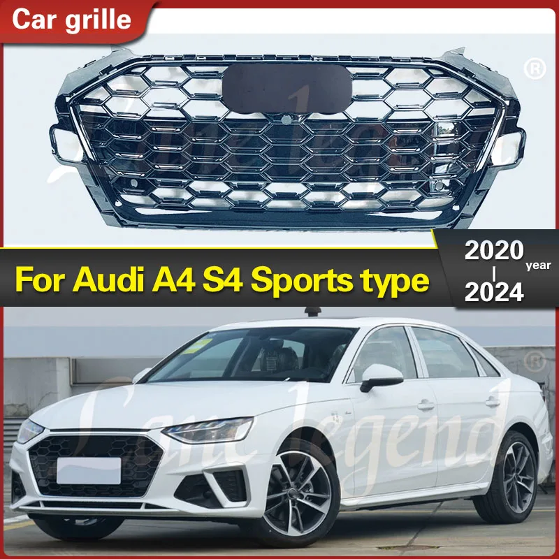 Front Bumper Grill for Audi A4 S4 2020-2024 Sports type Radiator Grille Upper Replacement honeycomb Car Styling Car Accessories
Front Bumper Grill for Audi A4 S4 2020-2024 Sports type Radiator Grille Upper Replacement honeycomb Car Styling Car Accessories