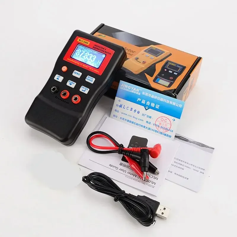 500kHz Digital Capacitance Inductance Meter AutoRanging Component Tester MLC500 LC Meter LC And RC Oscillation With SMD Clip
500kHz Digital Capacitance Inductance Meter AutoRanging Component Tester MLC500 LC Meter LC And RC Oscillation With SMD Clip