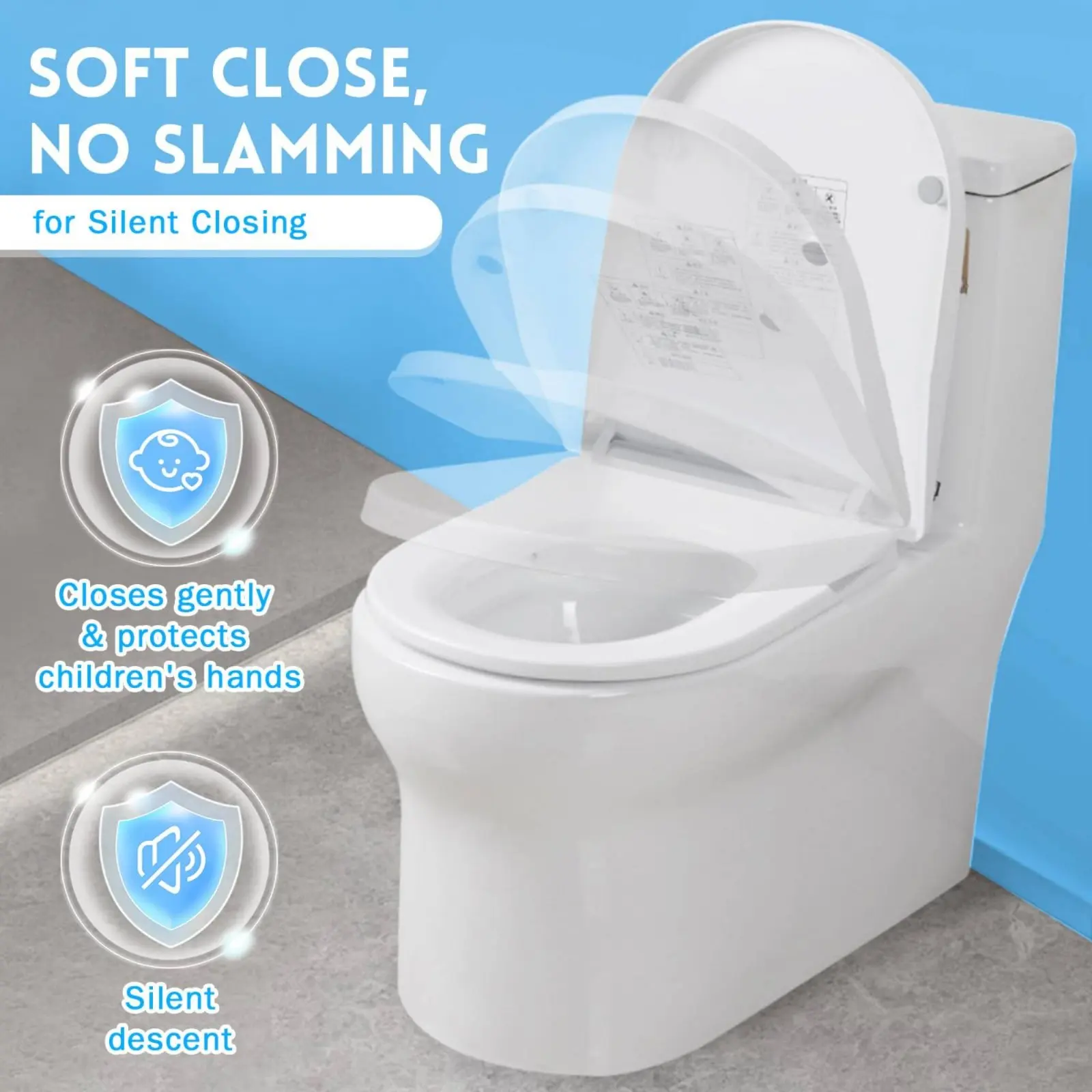 Electric Bidet Toilet Seat Waterproof Heated Bidet Toilet Seat Adjustable Temperature Night Light
Electric Bidet Toilet Seat Waterproof Heated Bidet Toilet Seat Adjustable Temperature Night Light