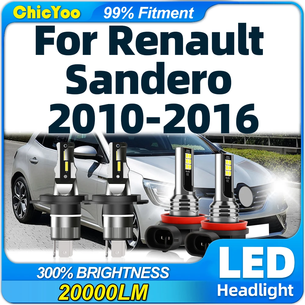 40000LM LED Headlight Bulbs 6000K White Plug And Play 12V Car Fog Lamp For Renault Sandero 2010 2011 2012 2013 2014 2015 2016
40000LM LED Headlight Bulbs 6000K White Plug And Play 12V Car Fog Lamp For Renault Sandero 2010 2011 2012 2013 2014 2015 2016