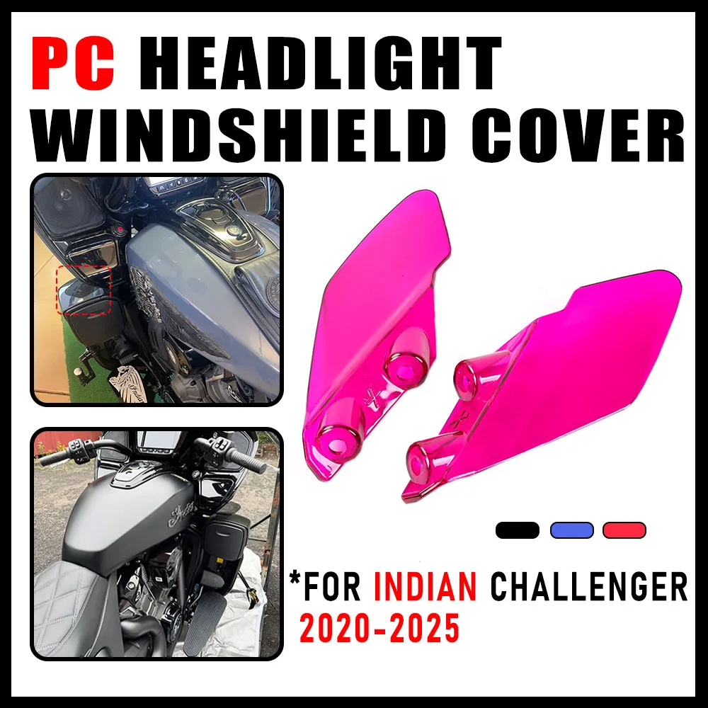 Motorcycle Colorful PC Headlight Fairing Air Deflector For Indian Challenger 2020-2025 High Quality Accessories NEW
Motorcycle Colorful PC Headlight Fairing Air Deflector For Indian Challenger 2020-2025 High Quality Accessories NEW