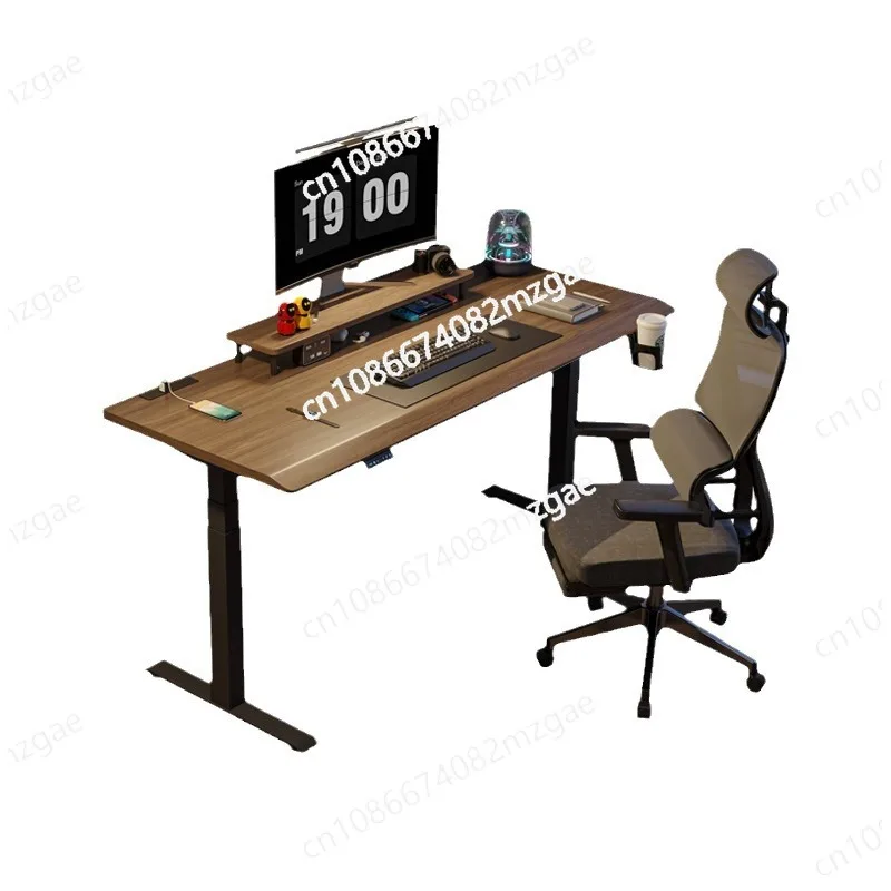Solid wood electric lifting table, rubber wood panel, intelligent office lifting desk
Solid wood electric lifting table, rubber wood panel, intelligent office lifting desk