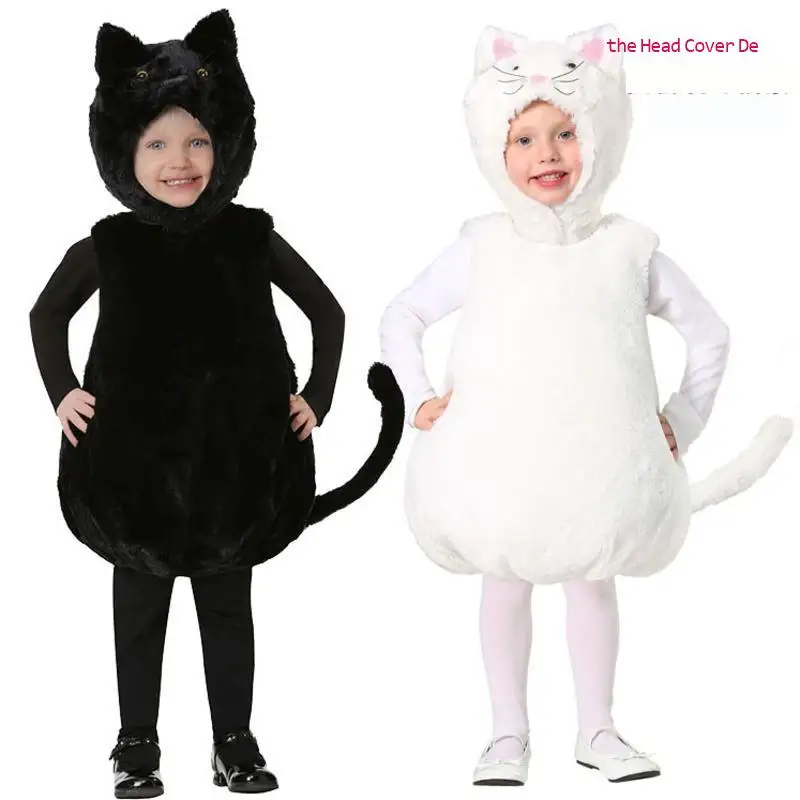 Halloween Costume Children's Day Stage Performance Cat Cosplay Animal Cute Black White Cat Costume
Halloween Costume Children's Day Stage Performance Cat Cosplay Animal Cute Black White Cat Costume