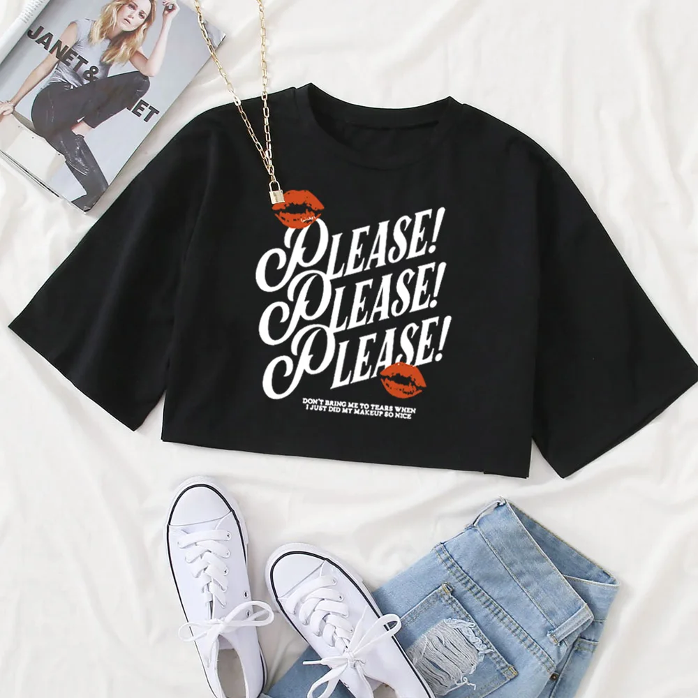 Please Please Please Sabrina Carpenter Cropped T-Shirt Sabrina Carpenter Fan Gift Harajuku O-Neck Crop Tops
Please Please Please Sabrina Carpenter Cropped T-Shirt Sabrina Carpenter Fan Gift Harajuku O-Neck Crop Tops