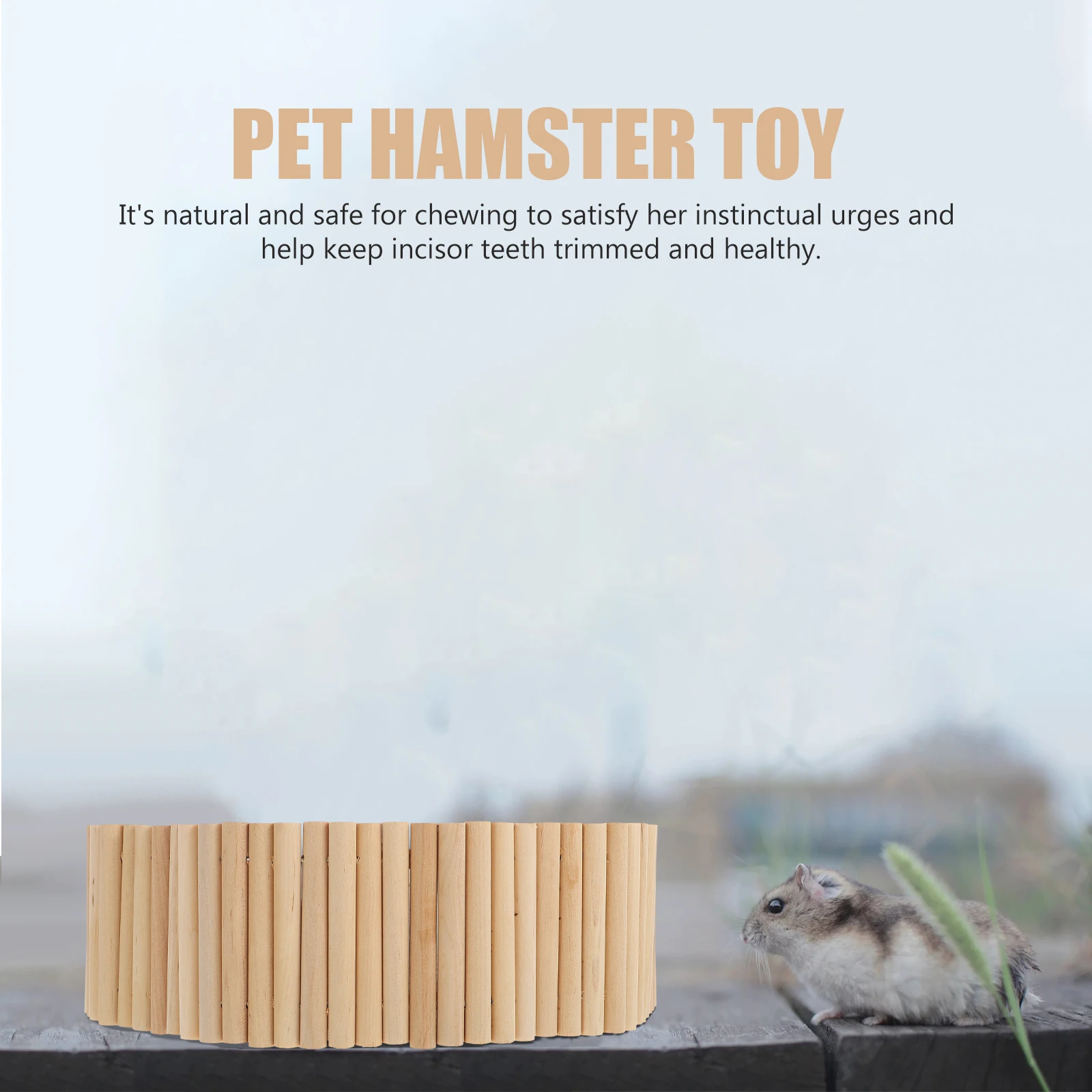2pcs Hamster Ladder Toy Wooden Fence Small Pets Climbing Hammock Cage Diversion Trimming Instinctual
2pcs Hamster Ladder Toy Wooden Fence Small Pets Climbing Hammock Cage Diversion Trimming Instinctual