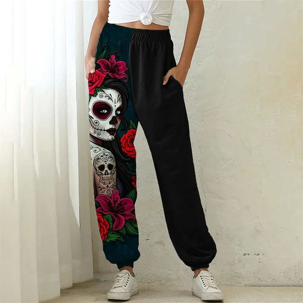 New Skeleton 3D Printed Street Sports Pants for Autumn and Winter, Fashionable and Casual Women's Foot binding Sports Pants
New Skeleton 3D Printed Street Sports Pants for Autumn and Winter, Fashionable and Casual Women's Foot binding Sports Pants