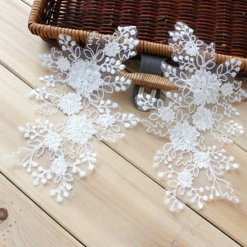 10Pairs Embroidery Bone Lace Motifs Bridal Headdress Handmade DIY Material Wedding Clothing Accessories
10Pairs Embroidery Bone Lace Motifs Bridal Headdress Handmade DIY Material Wedding Clothing Accessories