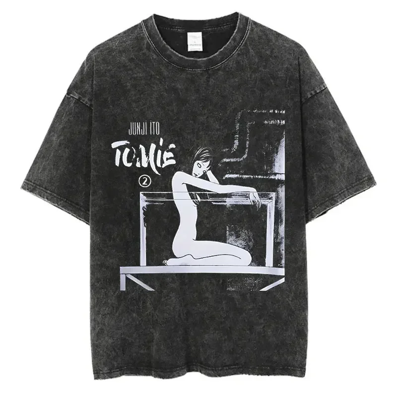 Men Fashion Washed T Shirt Streetwear Graphic Print Harajuku Hip Hop T-Shirt Summer Black Short Sleeve 2025 Loose Tops Tees
Men Fashion Washed T Shirt Streetwear Graphic Print Harajuku Hip Hop T-Shirt Summer Black Short Sleeve 2025 Loose Tops Tees