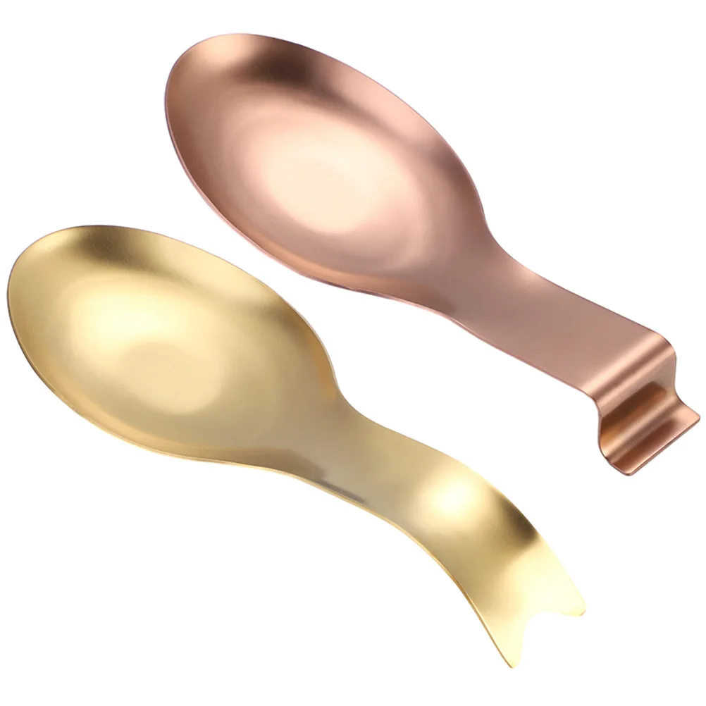 2Pcs Stainless Steel Spoon Rest Delicate Design Chopsticks Spoons Utensils Stable Placement Kitchen Decorative Holder
2Pcs Stainless Steel Spoon Rest Delicate Design Chopsticks Spoons Utensils Stable Placement Kitchen Decorative Holder
