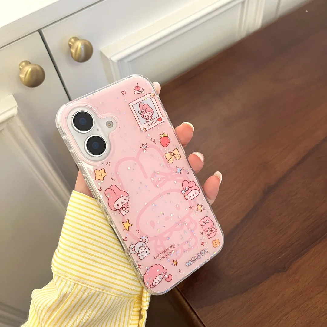 Cute Pink My Melody Shiny twinkle Phone Case for iPhone 13 14 15 16 Pro Max for iphone13pro/14pro/15pro/16pro Cartoon Cover
Cute Pink My Melody Shiny twinkle Phone Case for iPhone 13 14 15 16 Pro Max for iphone13pro/14pro/15pro/16pro Cartoon Cover