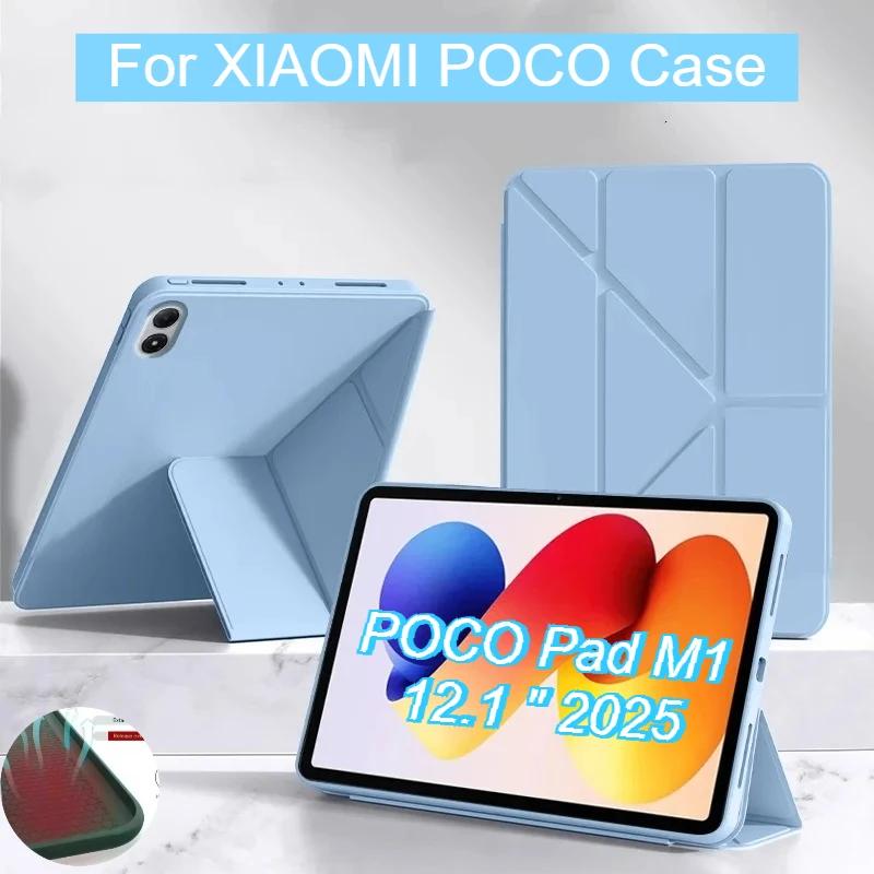 2026 PU Y-образный складной чехол-подставка для Xiaomi Poco Pad M1 12,1 дюйма X1 Mini Redmi K Pad 2 Pro 12,1 8,8 дюйма, жидкий силиконовый чехол Smart Cover
2026 PU Y-образный складной чехол-подставка для Xiaomi Poco Pad M1 12,1 дюйма X1 Mini Redmi K Pad 2 Pro 12,1 8,8 дюйма, жидкий силиконовый чехол Smart Cover