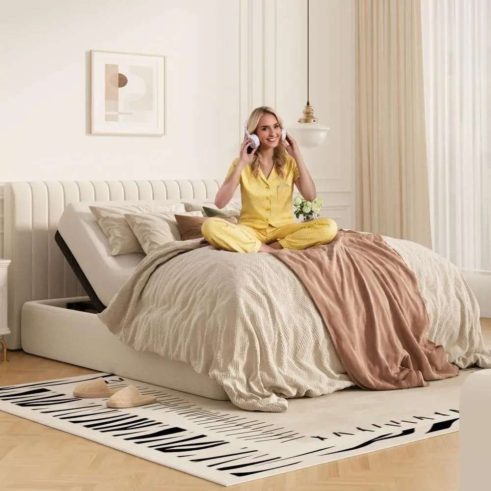 Adjustable Bed Frame Bases Queen, Massage, Zero Gravity, Memory Postions, Quick Assembly, Whisper Quiet Durable Motor, Adjustab
Adjustable Bed Frame Bases Queen, Massage, Zero Gravity, Memory Postions, Quick Assembly, Whisper Quiet Durable Motor, Adjustab