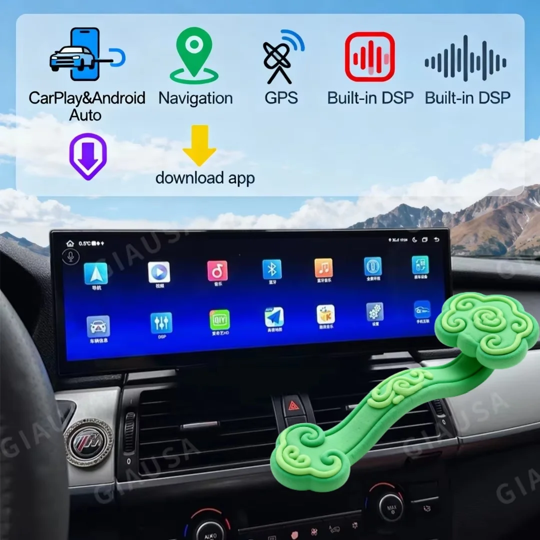 14,9-дюймовый мультимедийный автомобильный радиоприемник с CarPlay и Android Auto для BMW X5 X6 E70 E71 2007-2013, GPS, поддержка LHD/RHD
14,9-дюймовый мультимедийный автомобильный радиоприемник с CarPlay и Android Auto для BMW X5 X6 E70 E71 2007-2013, GPS, поддержка LHD/RHD