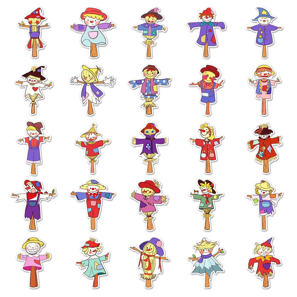 10/30/50pcs Kawaii Cartoon Scarecrow Stickers Cute Graffiti Decals DIY Scrapbook Phone Luggage Guitar Sticker Decoration Toys
10/30/50pcs Kawaii Cartoon Scarecrow Stickers Cute Graffiti Decals DIY Scrapbook Phone Luggage Guitar Sticker Decoration Toys