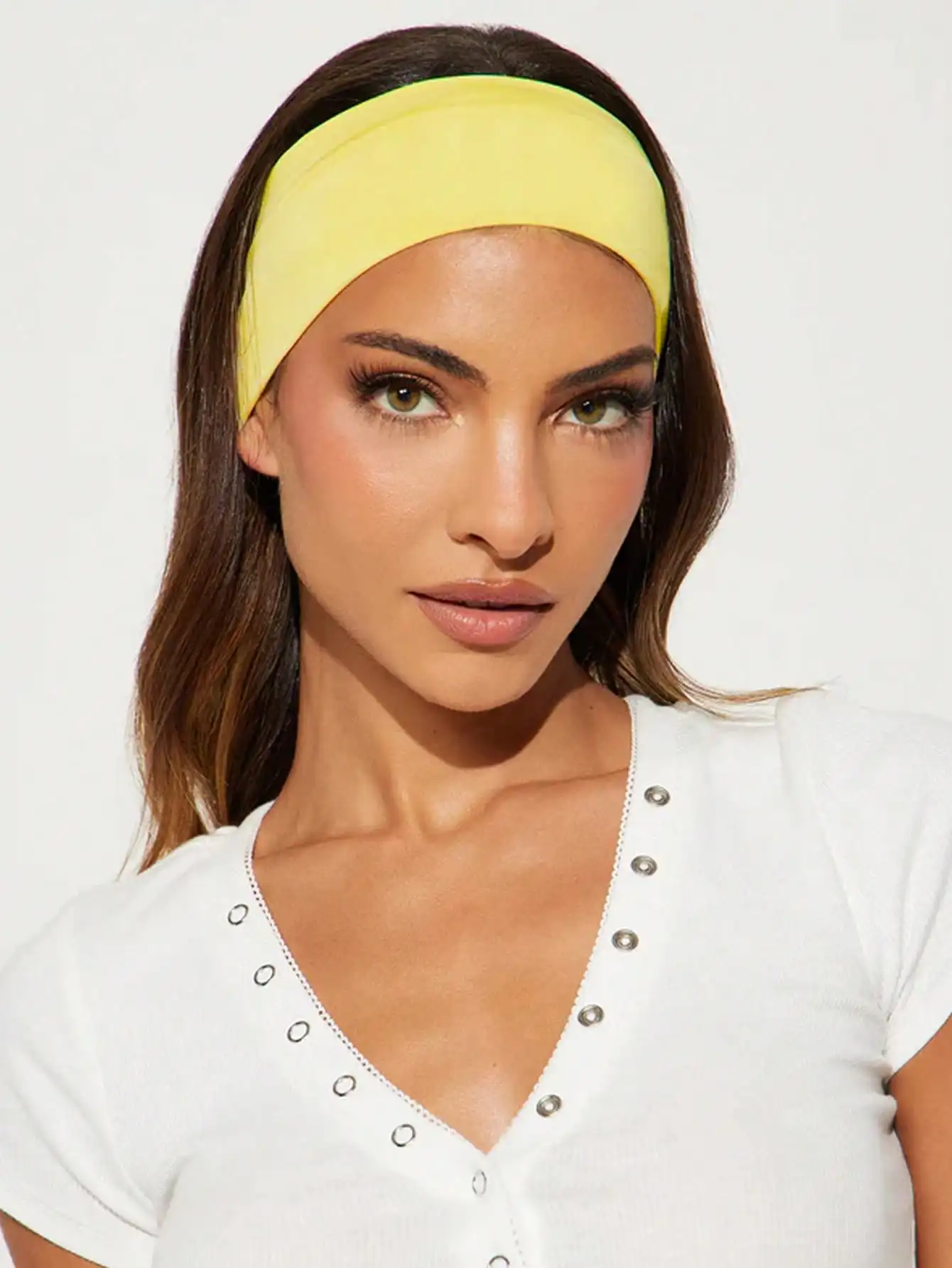 1pc Solid Fuchsia Pink Sports Yoga Headband, Moisture Wicking Elastic Workout For Men & Women, Running, Fitness Women BandanasAccessories Fashion Scarf Women Hair Band Summer Outfits
1pc Solid Fuchsia Pink Sports Yoga Headband, Moisture Wicking Elastic Workout For Men & Women, Running, Fitness Women BandanasAccessories Fashion Scarf Women Hair Band Summer Outfits