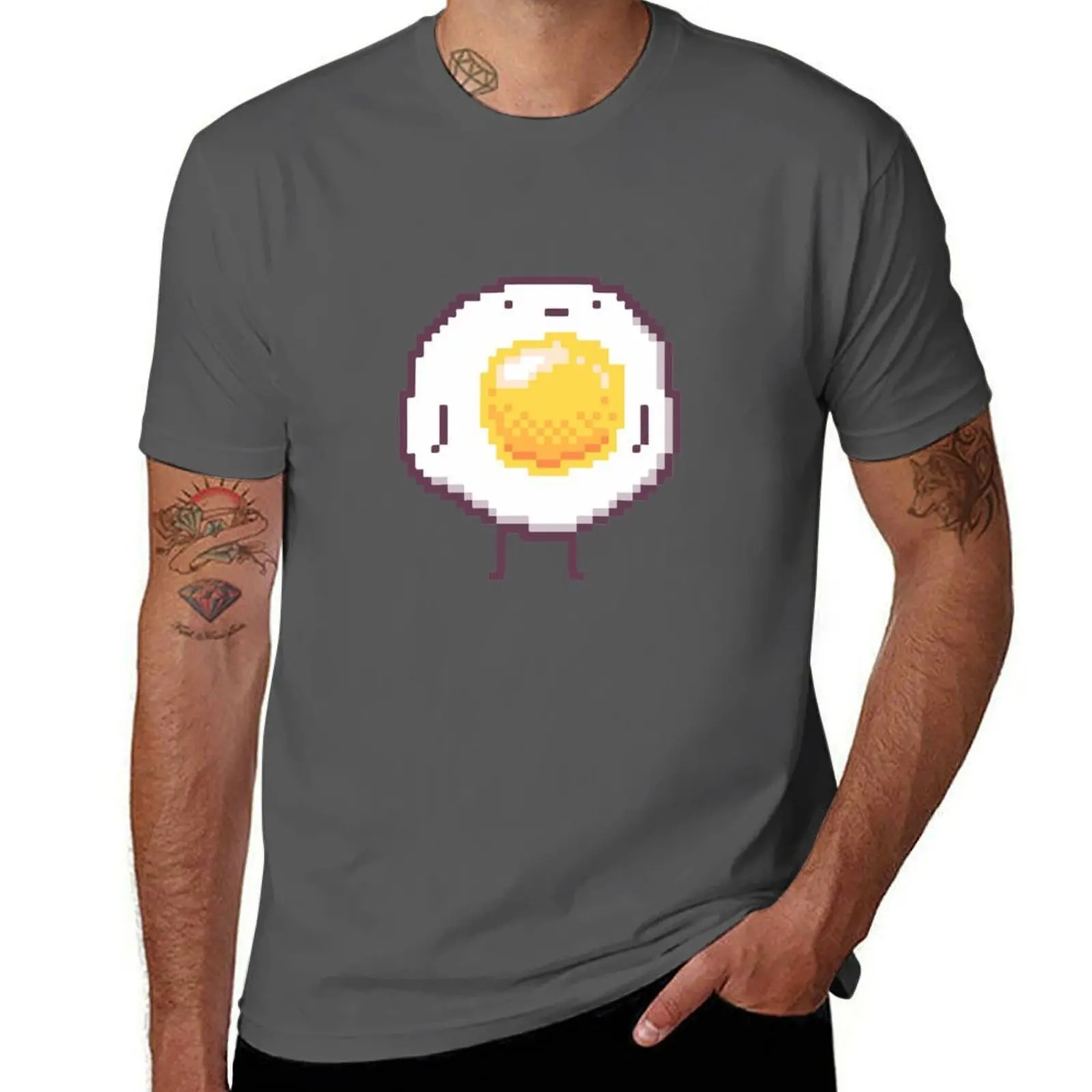 Standing Egg Pixel T-Shirt Fashion Print Casual Short Sleeve
Standing Egg Pixel T-Shirt Fashion Print Casual Short Sleeve